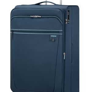 American Tourister AeroSpin Спинер на 4 колела 80 см с разширение Индиго