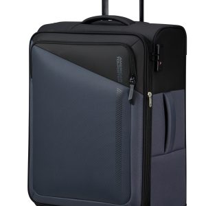 American Tourister Daring Dash Спинер на 4 колела 67 см с разширение Черен/Сив