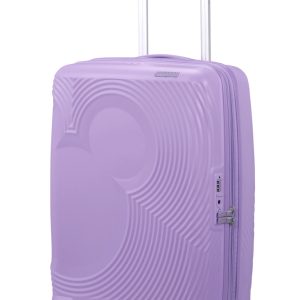 American Tourister Mickey Magic Спинер 55см. с разширение Мики Нежно Лилаво