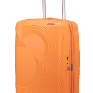 American Tourister Mickey Magic Спинер 55см. с разширение Мики Оранжева Праскова