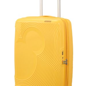 American Tourister Mickey Magic Спинер 55см. с разширение Мики Жълт