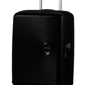 Куфар American Tourister Soundbox 55 см с разширение - черен