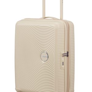 American Tourister Soundbox спинер на 4 колела 55cm с разширение Кокосов Пясък