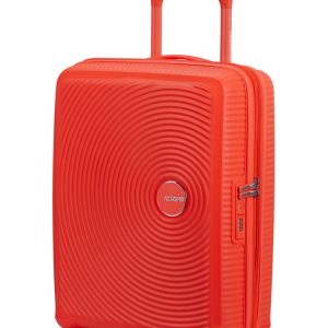 American Tourister Soundbox спинер на 4 колела 55cm с разширение Неон Оранжево