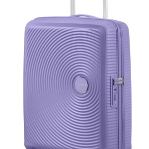 American Tourister Soundbox спинер на 4 колела 55cm с разширение Лавандула