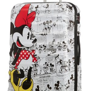 American Tourister Спинер на 4 колела 77 см. MINNIE COMICS WHITE