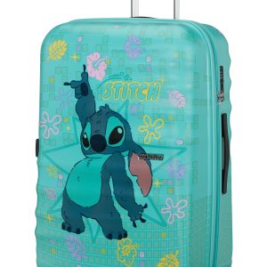 American Tourister Спинер на 4 колела 77 см. Stitch Flower