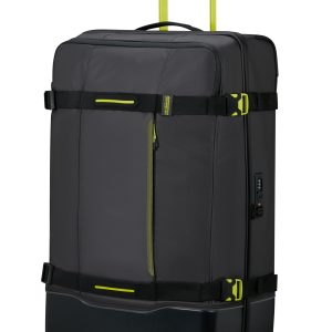 American Tourister Спинер на 4 колела Urban Track 79 см водоустойчив Черен/Лайм