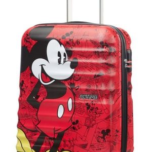 American Tourister Спинер на 4 колела 55 см. Wavebreaker Mickey Comics Red