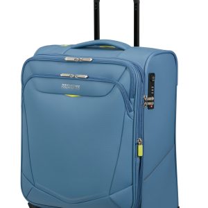 American Tourister SummerRide Спинер на 4 колела 55 см водоустойчив с разширение Синя Корона