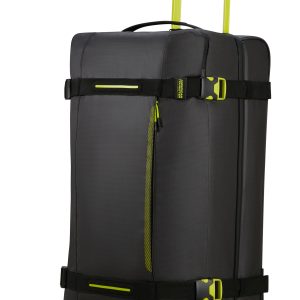 American Tourister сак на 2 колела Urban Track 68 см водоустойчив Черен/Лайм