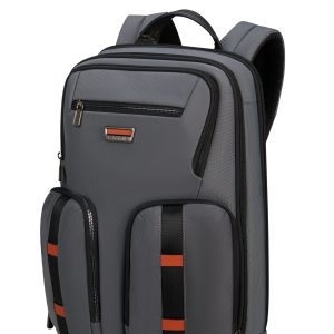 Urban-Eye Раница за 15.6" лаптоп с два джоба Сиво/Коняк