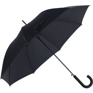 Автоматичен черен чадър тип стик Rain Pro