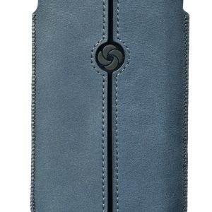 Калъф за iPhone 5 от естествена кожа Dezir Swirl сив цвят