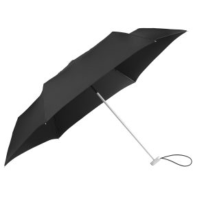 Тройно сгъваем ръчен чадър Alu Drop S TM черен цвят