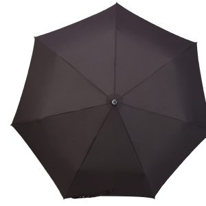 Четворно сгъваем автоматичен чадър Alu Drop S TM черен цвят