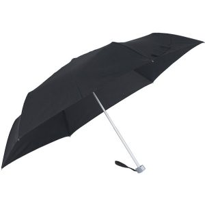 Тройно сгъваем черен ръчен чадър Rain Pro