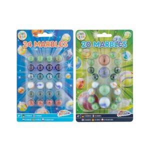 Grafix Топчета за игра, 2 вида - с 24 и с 20 топчета, 12 броя