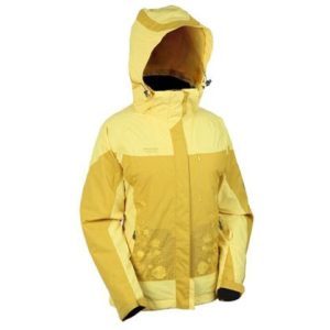 Дамско зимно яке 3 в 1 за ски, туризъм и сноуборд, Жълто, Размер XL /PO214101/